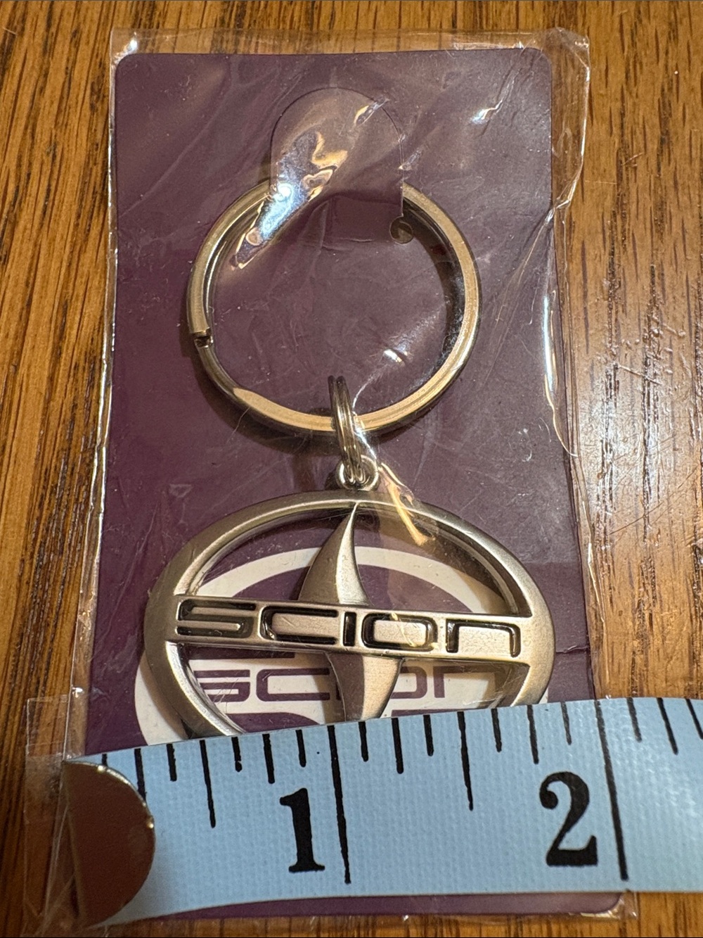 Scion Silver Logo Keychain - Picture 3 of 4